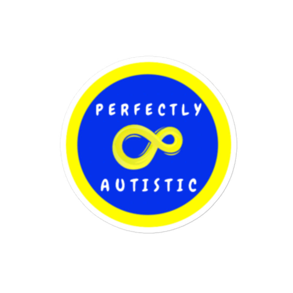 Circular Perfectly Autistic Sticker