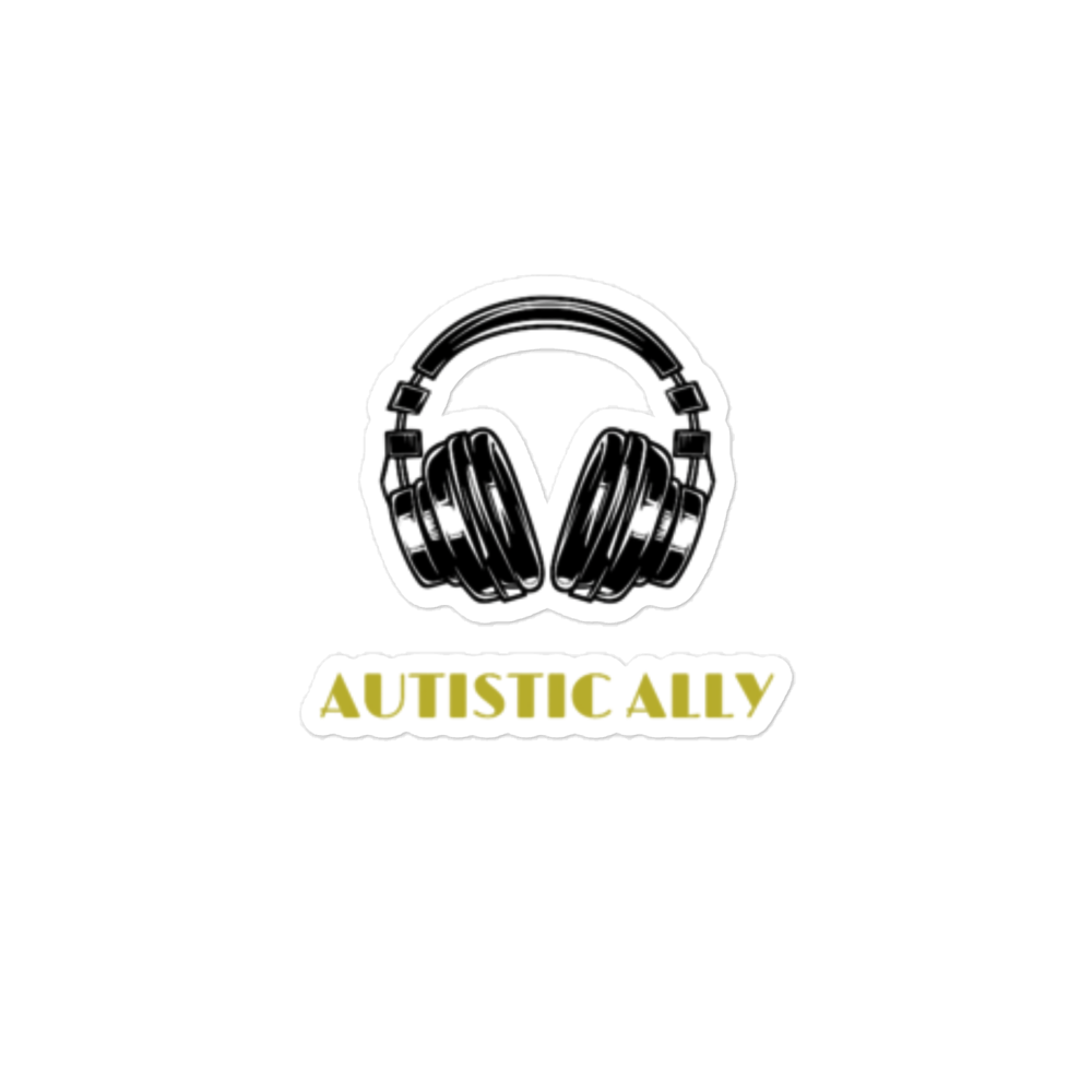 Autistic Ally Headphones Sticker