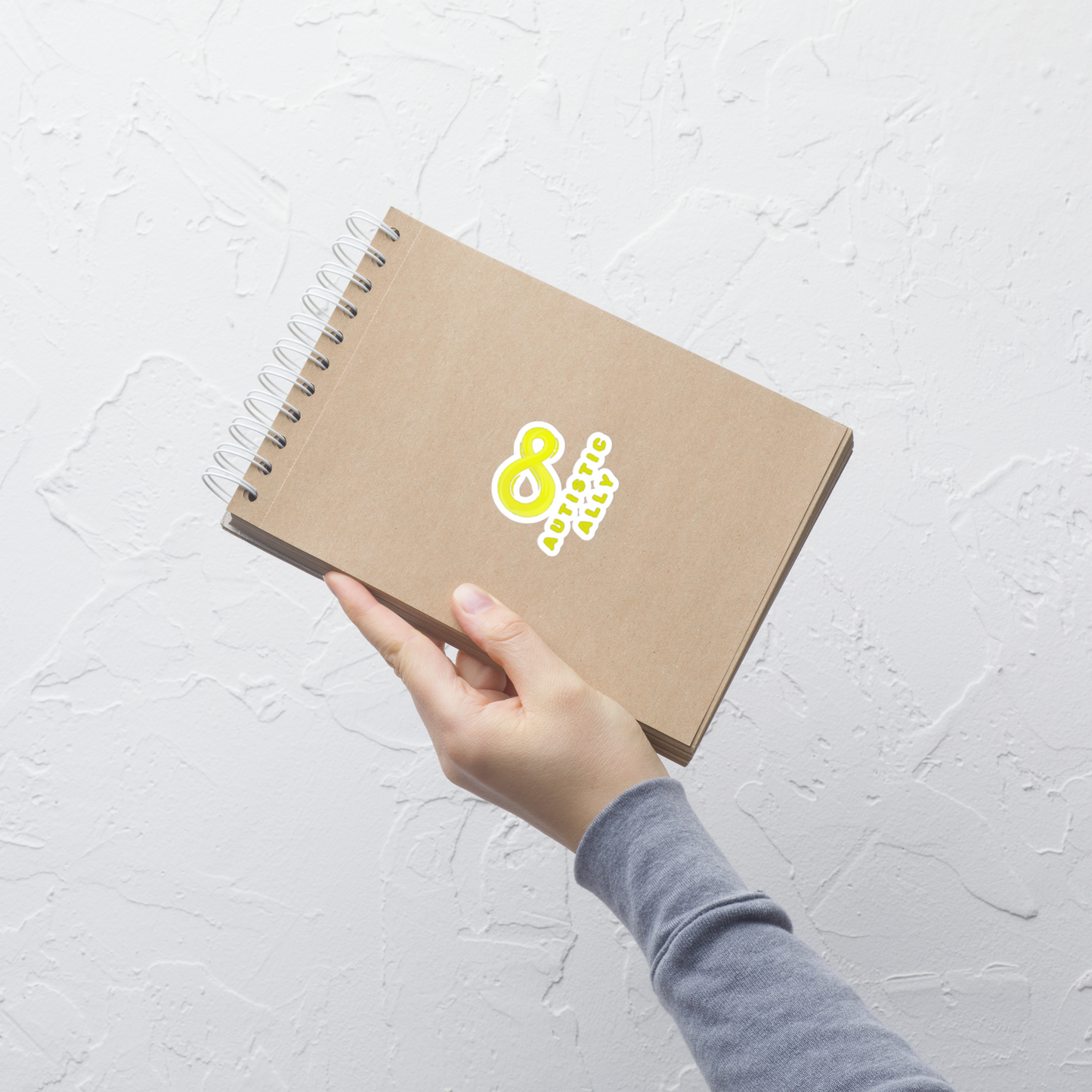Autistic Ally Gold Infinity Sticker