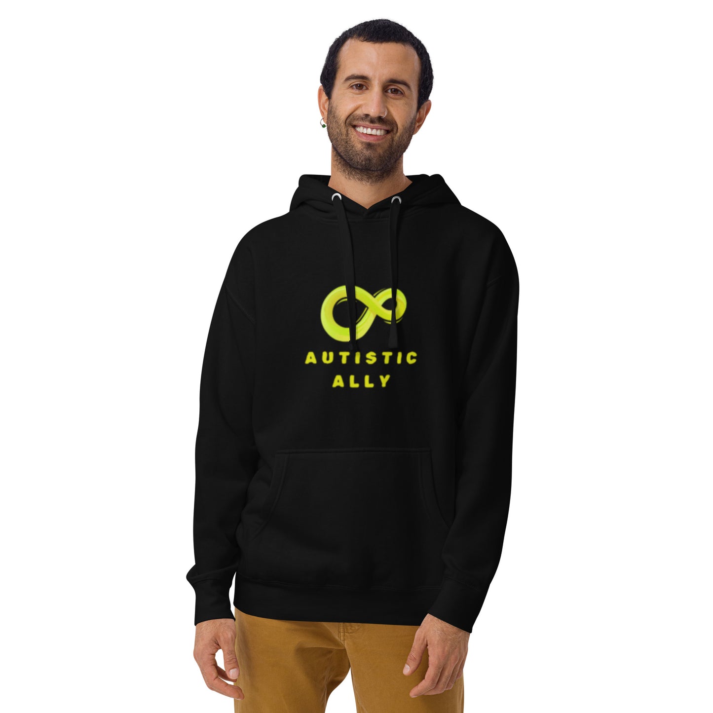 Autistic Ally Gold Infinity Hoodie
