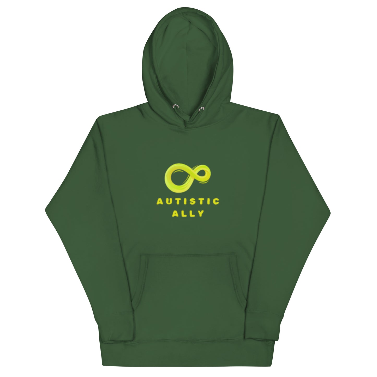 Autistic Ally Gold Infinity Hoodie