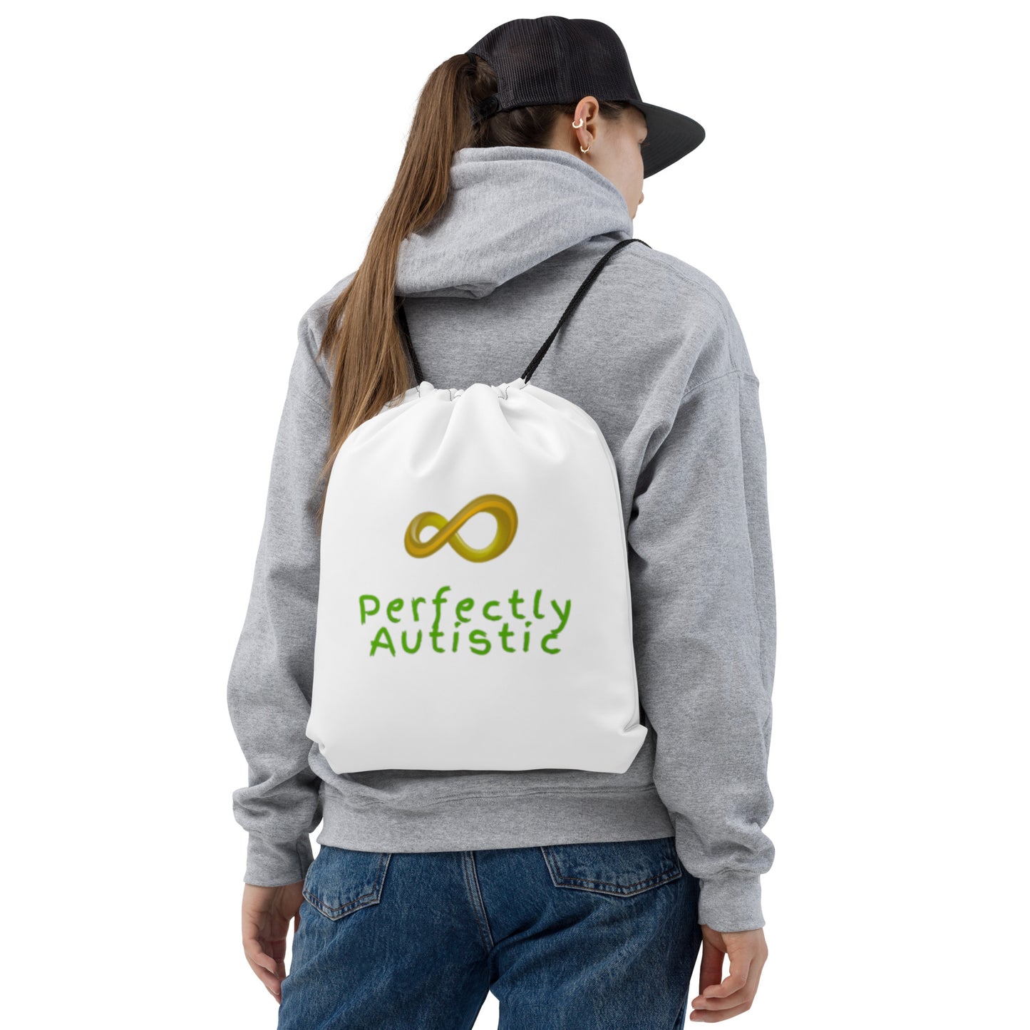 Perfectly Autistic Drawstring Bag