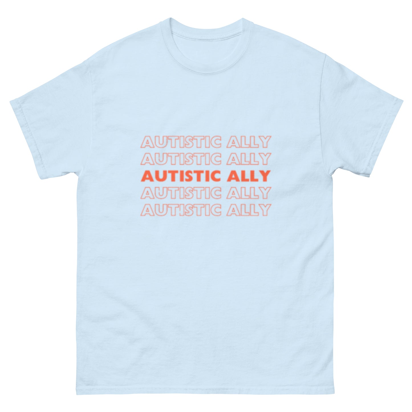 Autistic Ally On Repeat Tee