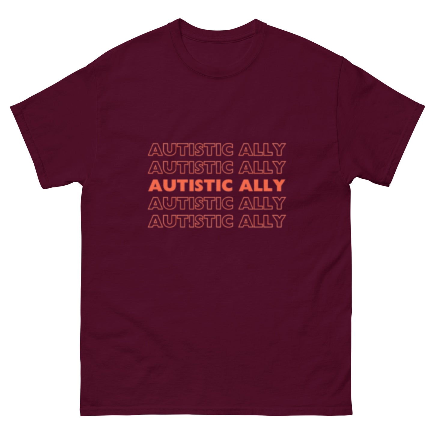 Autistic Ally On Repeat Tee