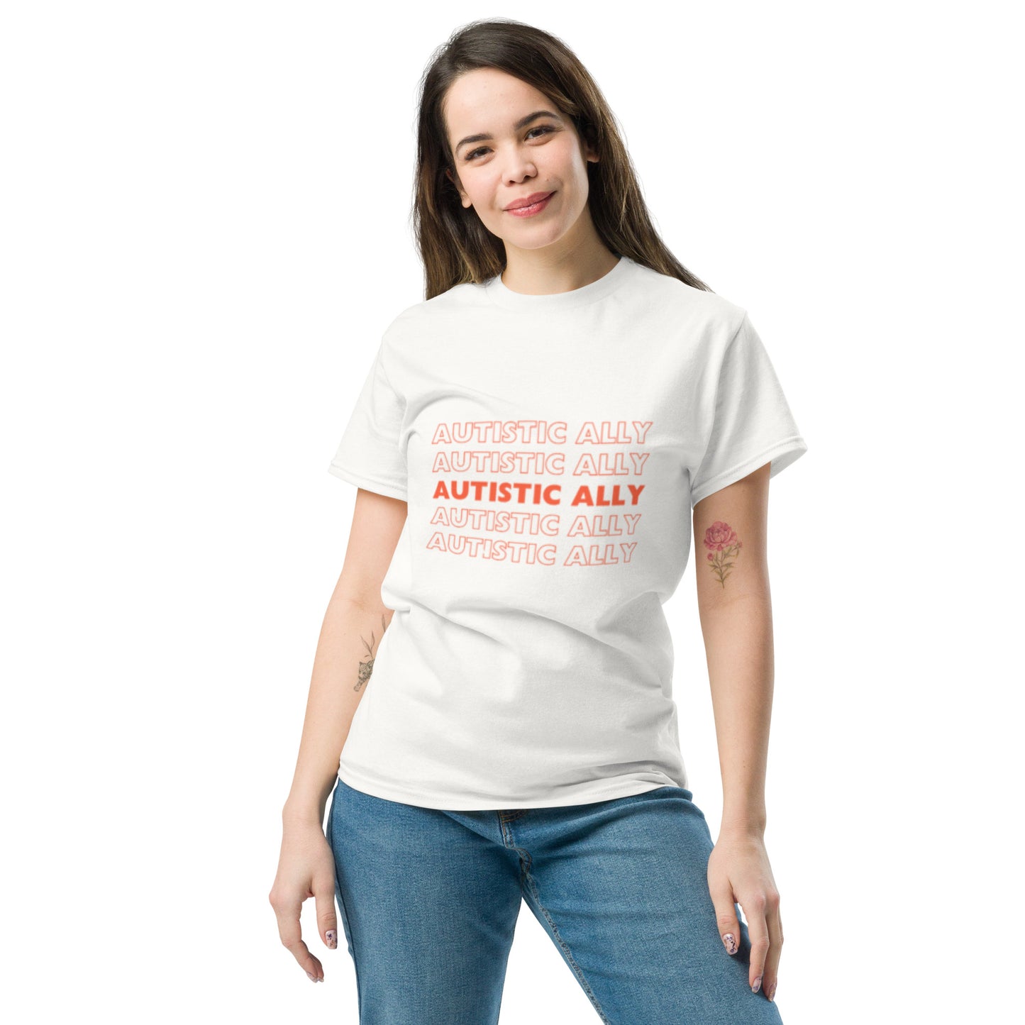 Autistic Ally On Repeat Tee