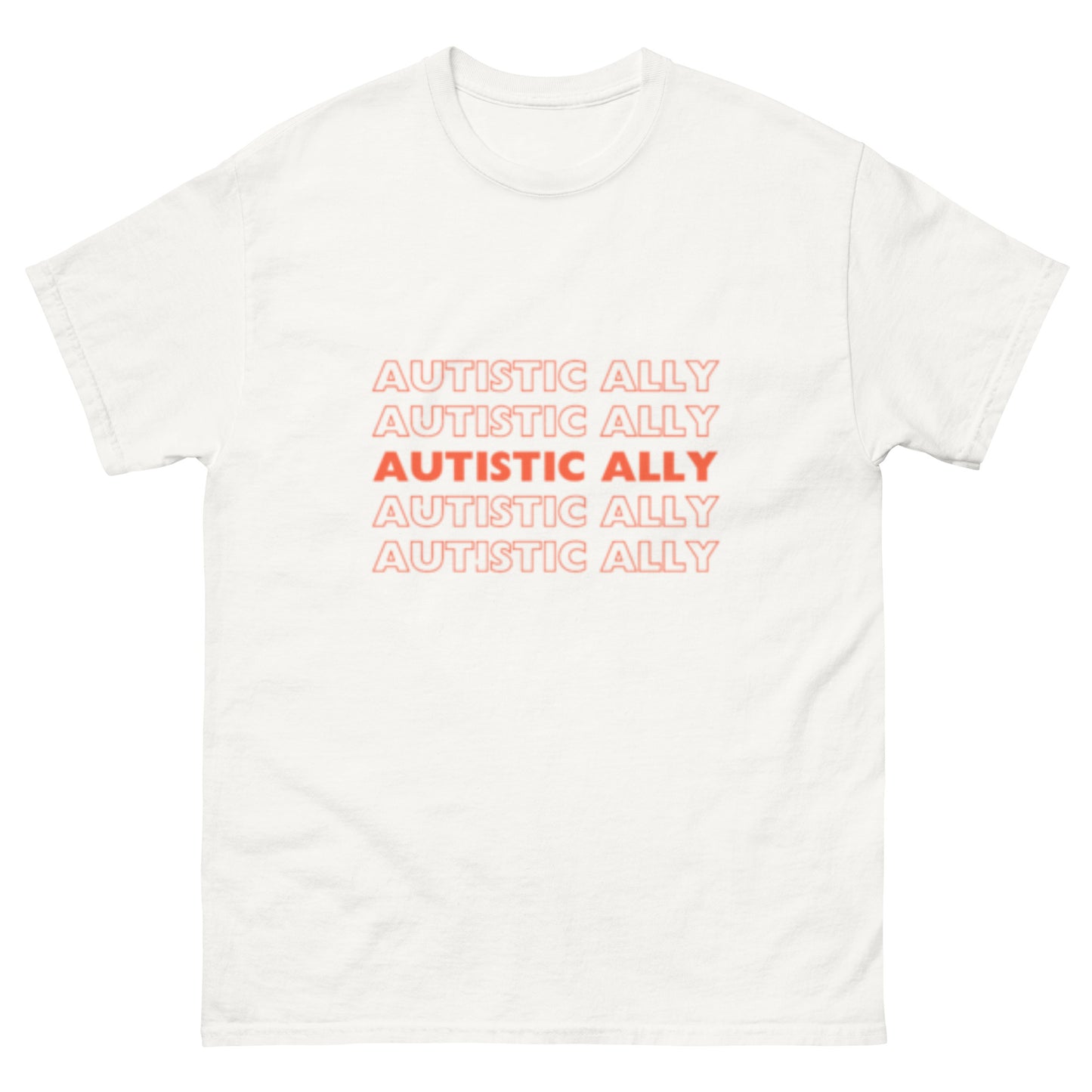 Autistic Ally On Repeat Tee