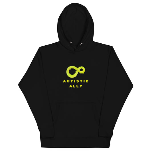 Autistic Ally Gold Infinity Hoodie