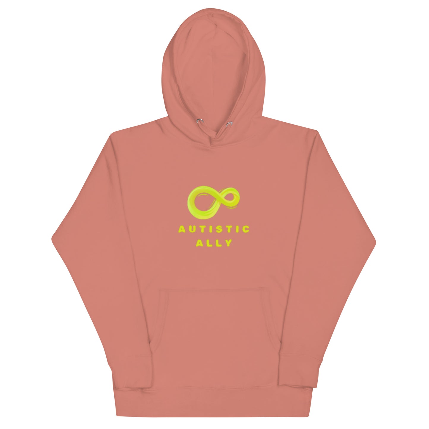 Autistic Ally Gold Infinity Hoodie
