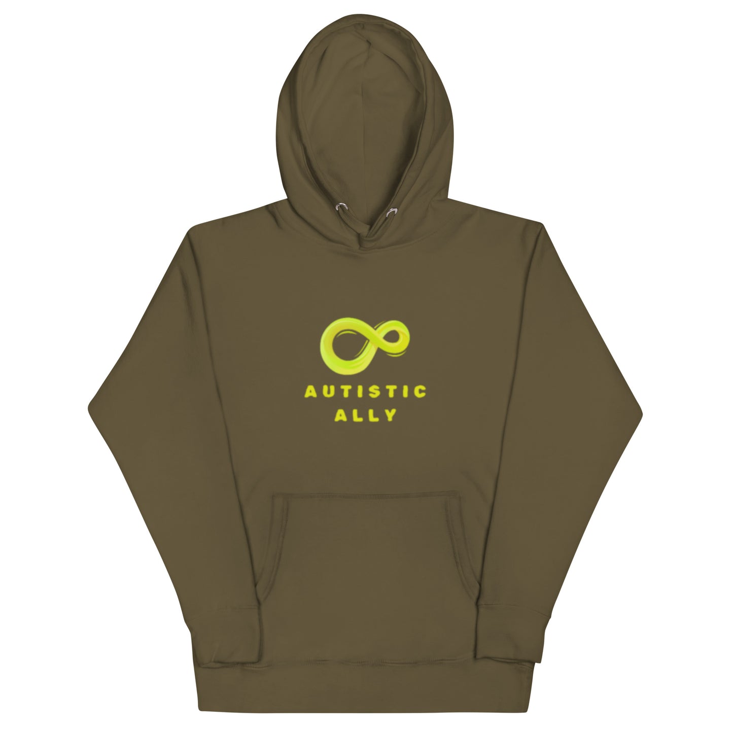 Autistic Ally Gold Infinity Hoodie