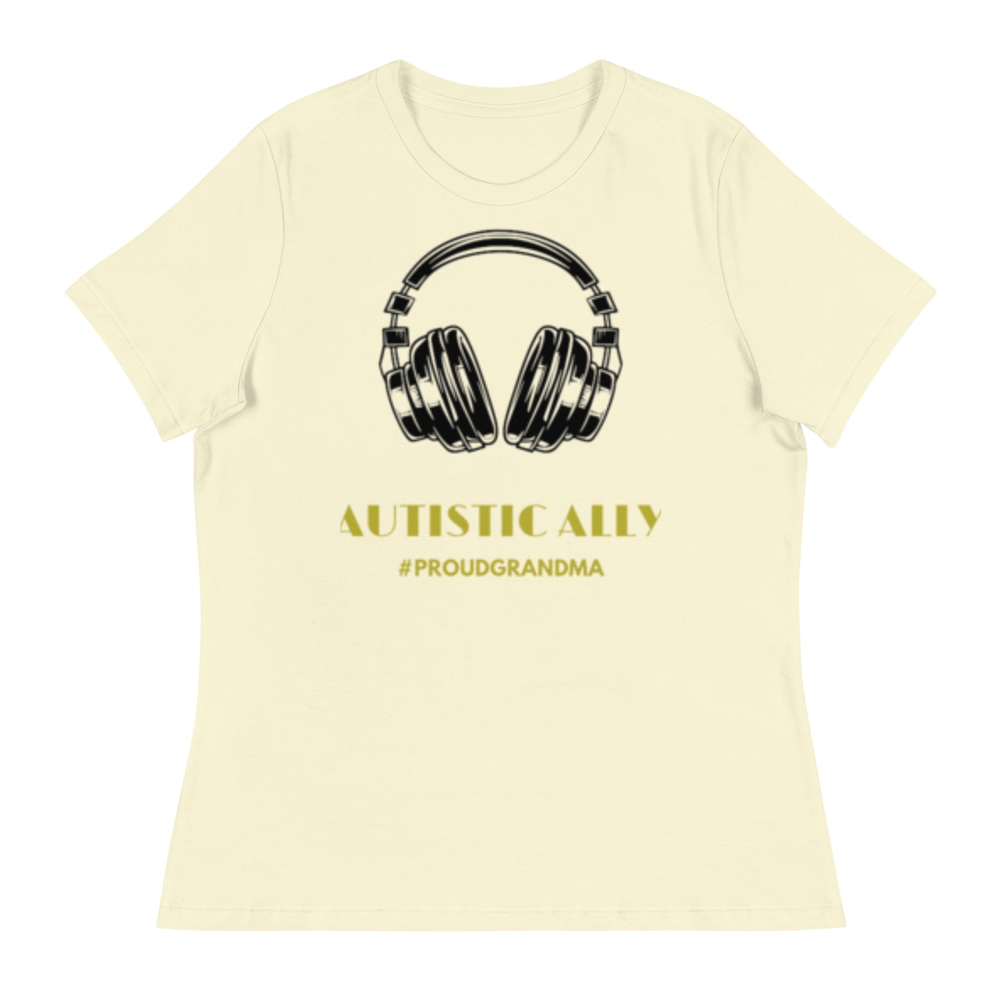 #ProudGrandma Autistic Ally Women's Relaxed T-Shirt