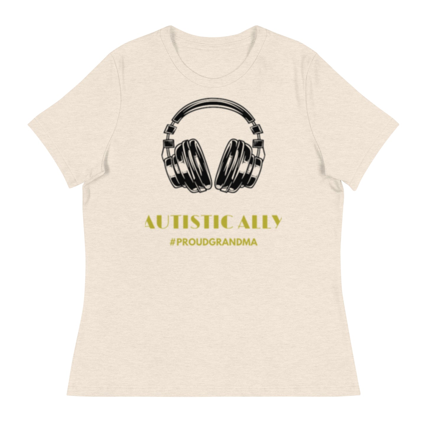 #ProudGrandma Autistic Ally Women's Relaxed T-Shirt