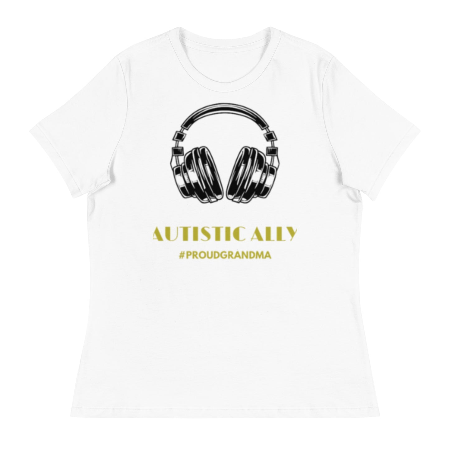 #ProudGrandma Autistic Ally Women's Relaxed T-Shirt